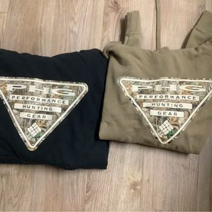 2 Columbia PHG Mens small hoodies
